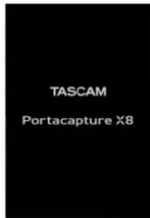 TASCAM Portacapture X8 - 電源を扱にする - 1