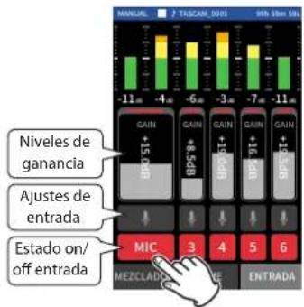 TASCAM Portacapture X8 - Paso 2: Ajuste de los niveles de entrada - 2
