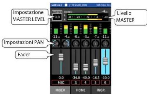 TASCAM Portacapture X8 - Procedura 3: impostare il mixer - 2