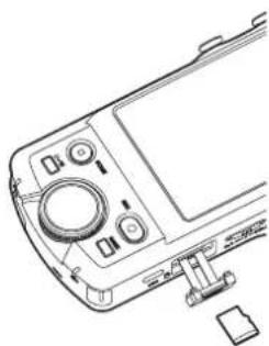TASCAM Portacapture X8 - Insertion de carte microSD - 1