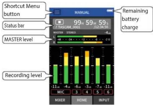 TASCAM Portacapture X8 - Launching recording apps - 3