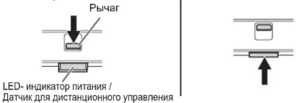 Рычаг LED- индикатор питания / Датчик для дистанционного управления