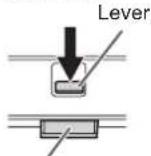SHARP PNR496 - How to pull out the power LED/remote control sensor - 1