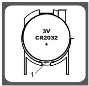 ARDES AR2PP1 - PER CAMBIARE LA BATTERIA - 1