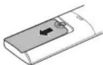 LG S18ET - A szárazelemek behelyezése - 1