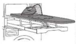 ASKO HB1153W - ADJUSTING AND FIXING THE IRONING BOARD (BEFORE FIRST USE) - 120