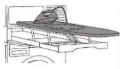 ASKO HB1153W - ADJUSTING AND FIXING THE IRONING BOARD (BEFORE FIRST USE) - 267