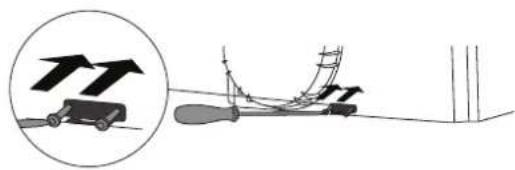 ASKO HB1153W - ADJUSTING AND FIXING THE IRONING BOARD (BEFORE FIRST USE) - 84
