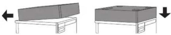 ASKO HB1153W - ADJUSTING AND FIXING THE IRONING BOARD (BEFORE FIRST USE) - 240