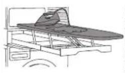 ASKO HB1153W - ADJUSTING AND FIXING THE IRONING BOARD (BEFORE FIRST USE) - 99