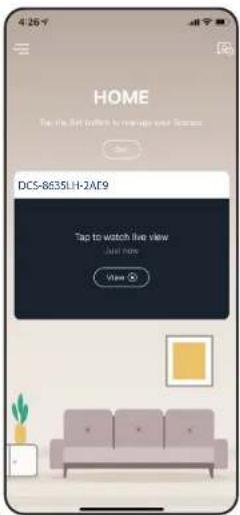 D-LINK DCS8635LH - Utilisation de l'application mydlink Contrôle de votre péripérisque - 1