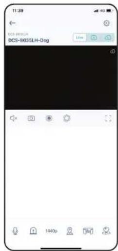 D-LINK DCS8635LH - Utilisation de l'application mydlink Contrôle de votre péripérisque - 2
