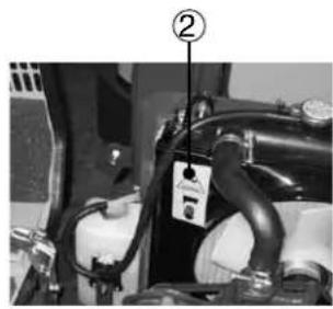 KUBOTA KC120HC - SORGE DES SICHERHEITSAUFKLEBER - 2