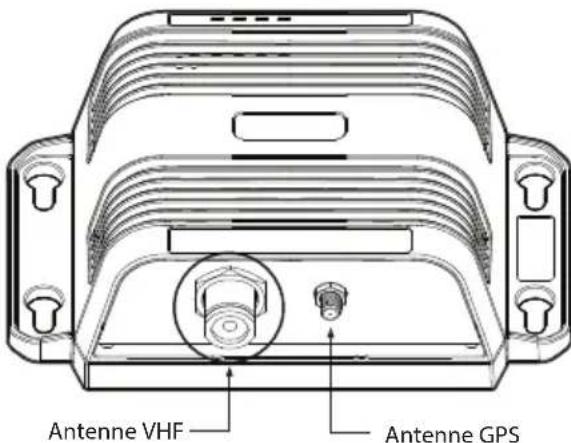 LOWRANCE NAIS500 - Étape n° 3 - Connexion de l'antenne VHF - 1