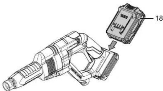 TROTEC PEGS 10230V - Mise en place de la batterie - 1