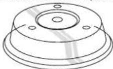 BAUKNECHT EMPK5 5645 ES - COUVERCLE (SUR CERTAINS MODELES SEULEMENT) - 1