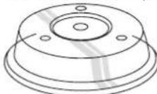 BAUKNECHT EMPK5 5645 ES - COVER PLATE (ONLY IN SOME MODELS) - 1