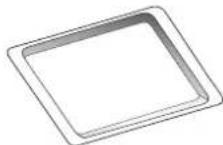 BAUKNECHT EMPK5 5645 ES - RECTANGULAR BAKING TRAY - 1