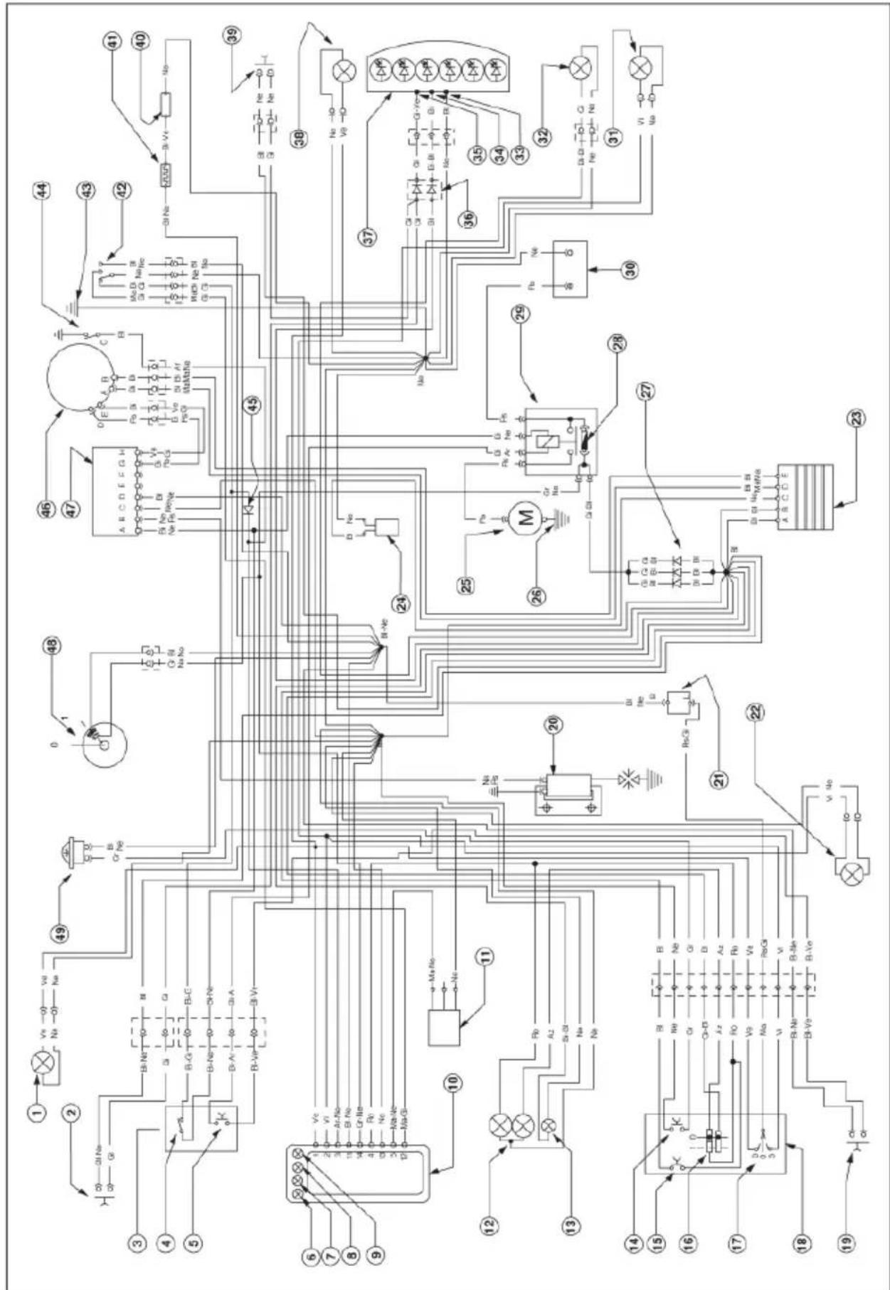 Beta ALP 200 (2011) - WIRING DIAGRAM ALP 125 - 1