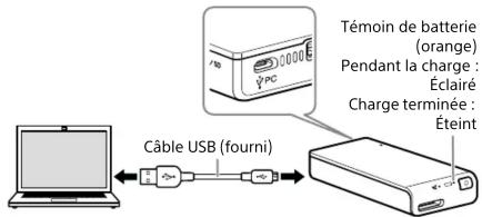 SONY WGC10 - Lors de la charge sur un ordinateur - 1