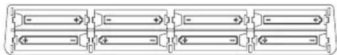 VOX Adio Air GT - 電池の入nel方 - 1