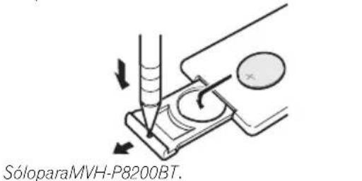 PIONEER MVHP8200BT - Usoycuidadodelmandoa distancia - 1