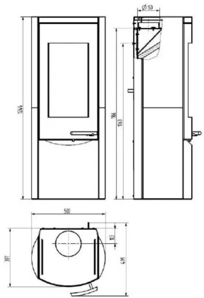 Wamsler Myro - Disegni dimensionali e dati - 2