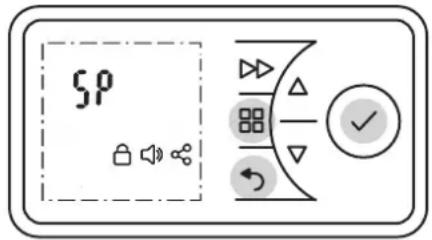 DIMPLEX PLX050E - Augmenter la valeur de consigne - 1