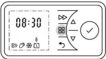DIMPLEX PLX050E - Réglage de l'heure et de la date - 1