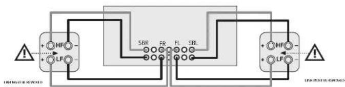ARCAM AVR11 - Bi-amping the Front Left & Front Right speakers - 1