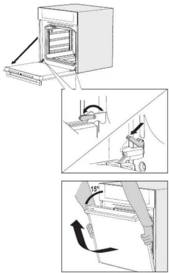 SIBIR EH 6310 E - DÉMONTAGE ET REMONTAGE DE LA PORTE DU FOUR - 1