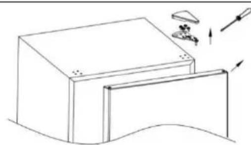 HOOVER HOCT3L517EW - Les instructions de fonctionnement de remplacement de la lampe sont les suivantes : - 1