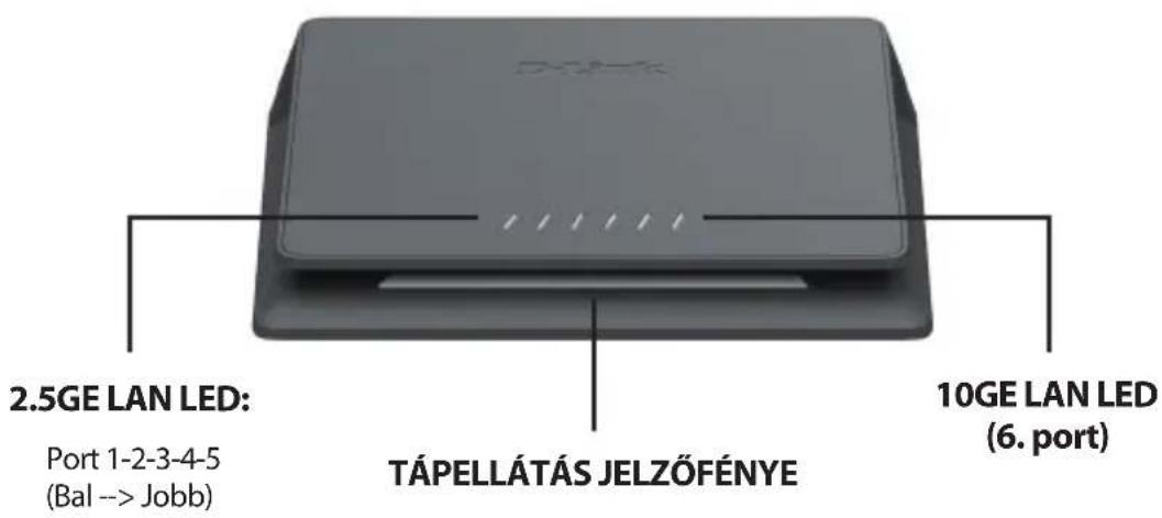 D-LINK DMS106XT - Port LED csatlakozási sebessége - 1