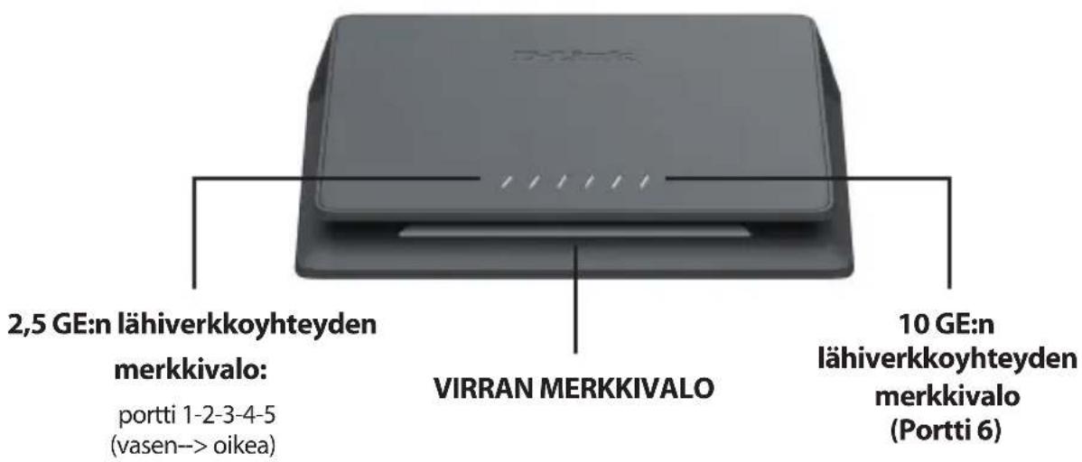 D-LINK DMS106XT - Portin yhteysnopeuden merkkivalo - 1