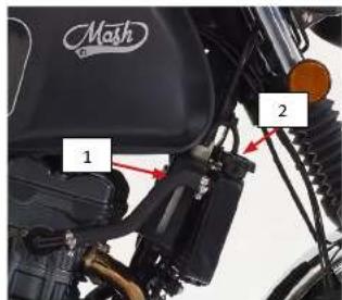 Mash Black Seven 125cc (2021) - Réservoir de liquide de refroidissement - 1