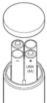 ADE WA 1700 - Insérer/changer les piles - 1
