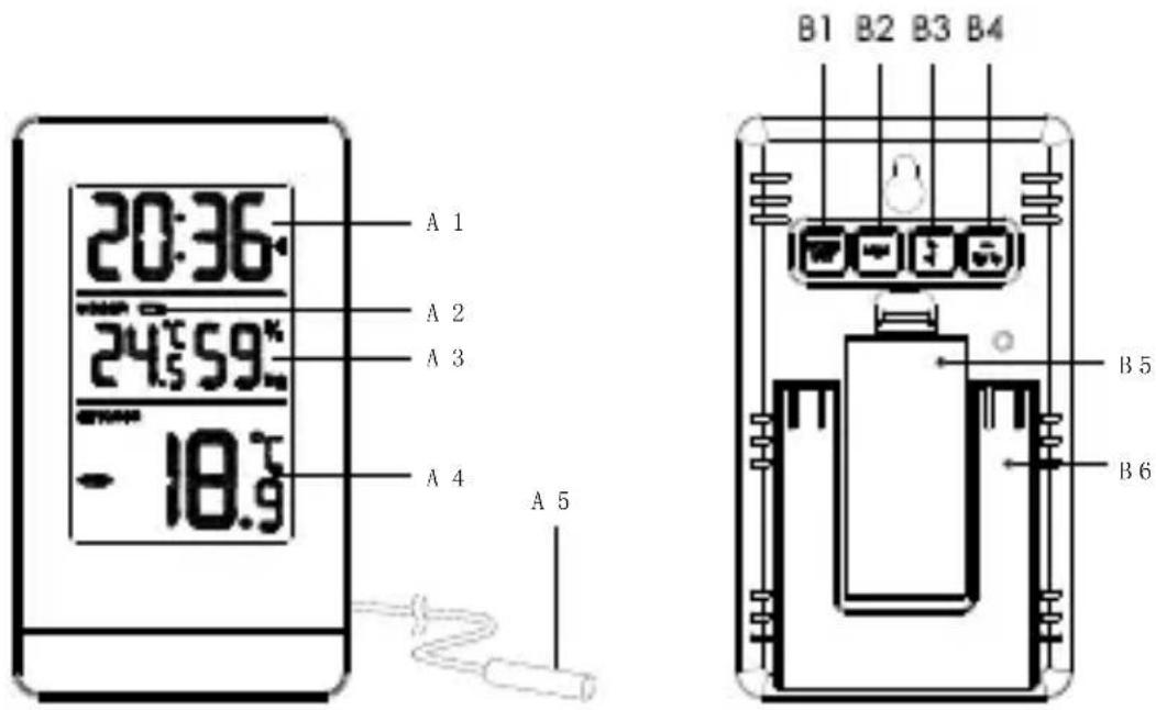 TECHNOLINE WS 7039 - Produktaufbau - 1