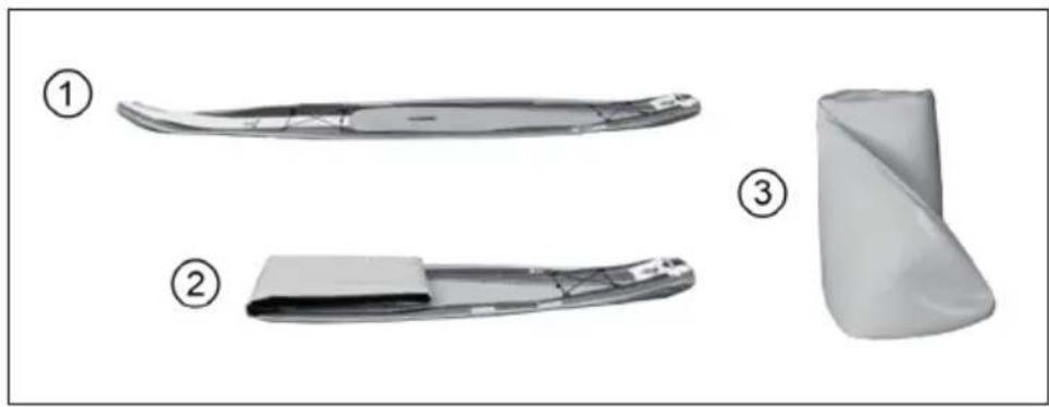 Capital Sports Mamao S - Étapes pour replier la planche de paddle - 1