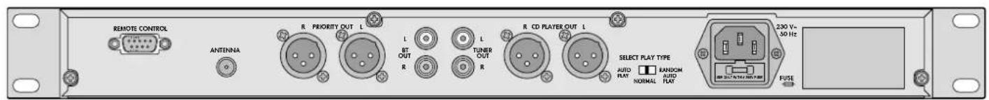 Monacor CD112RDSBT - Technische Daten - 2