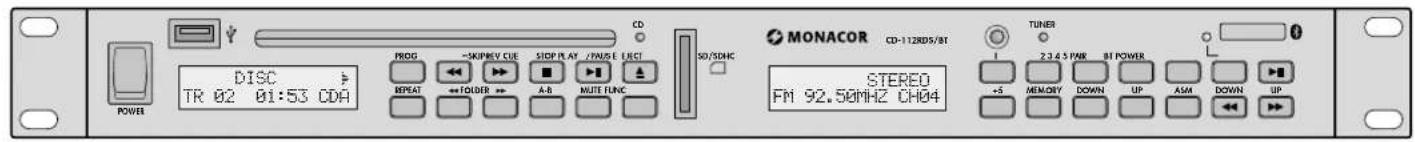 Monacor CD112RDSBT - 1