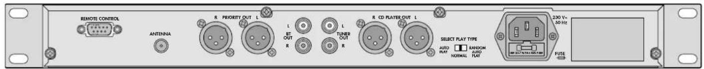 Monacor CD112RDSBT - Specifications - 2
