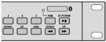 Monacor CD112RDSBT - Cd/mp3-speler - 2