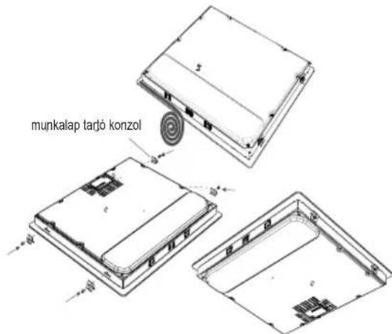 SHARP KH6V08FT00EU - A beépitett fozolap elhelysezese - 2