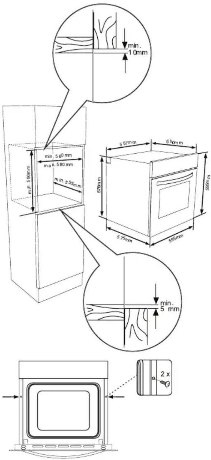 SHARP KA70V19IM2EU - ESCOLHER UM LOCAL PARA O FORNO - 3