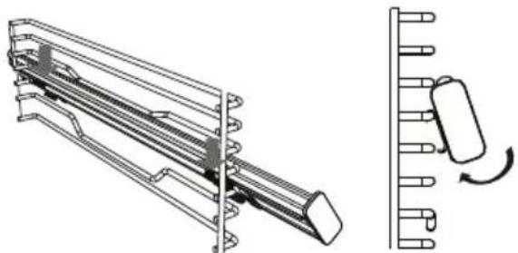 SHARP KA70V19IM2EU - Rails télécopiques - 2
