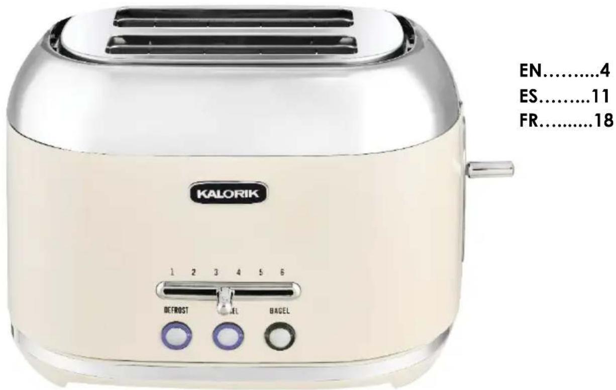 KALORIK TO 46083 - GRILLE-PAIN RETRO - 1
