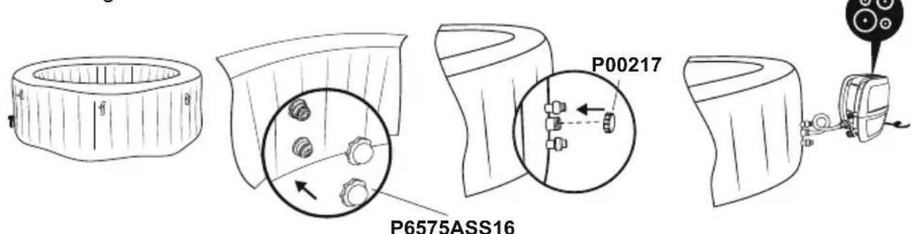 BESTWAY LayZSpa 60065 - WARTUNG - 1