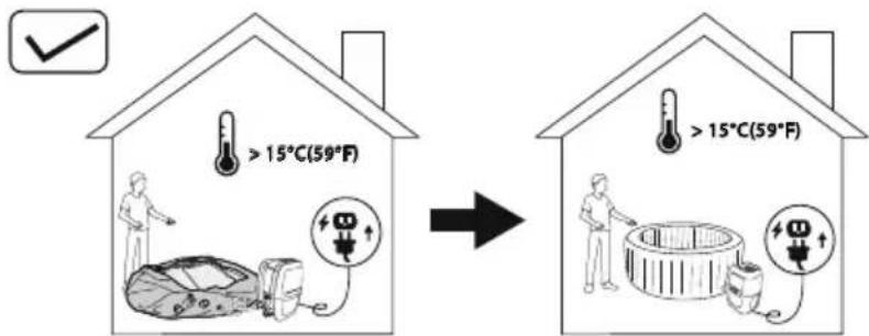 BESTWAY LayZSpa 60065 - SET-UP INSTRUCTION IN WINTER - 2