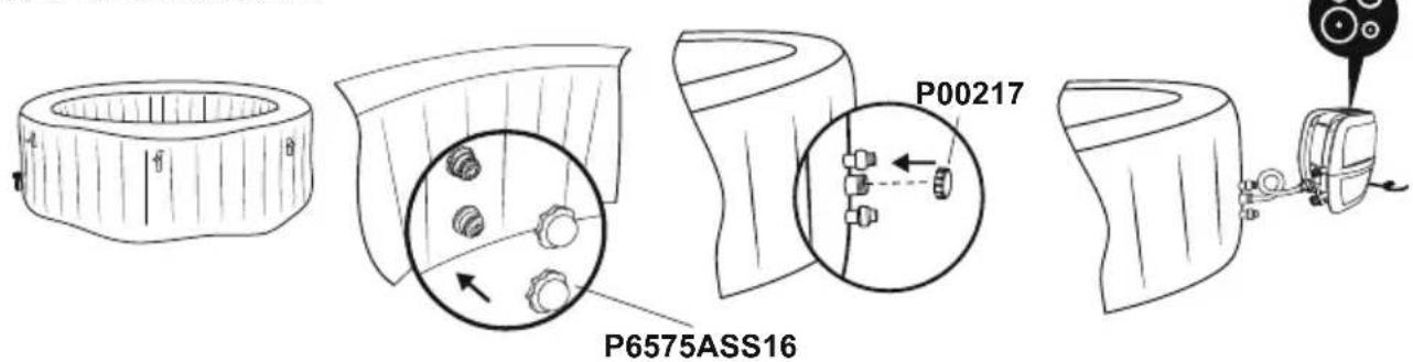 BESTWAY LayZSpa 60065 - SYNTHPH - 1