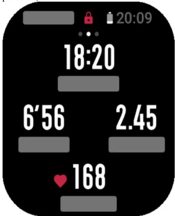 AMAZFIT GTS 4 Mini - Page des opérations d'entrainment - 1